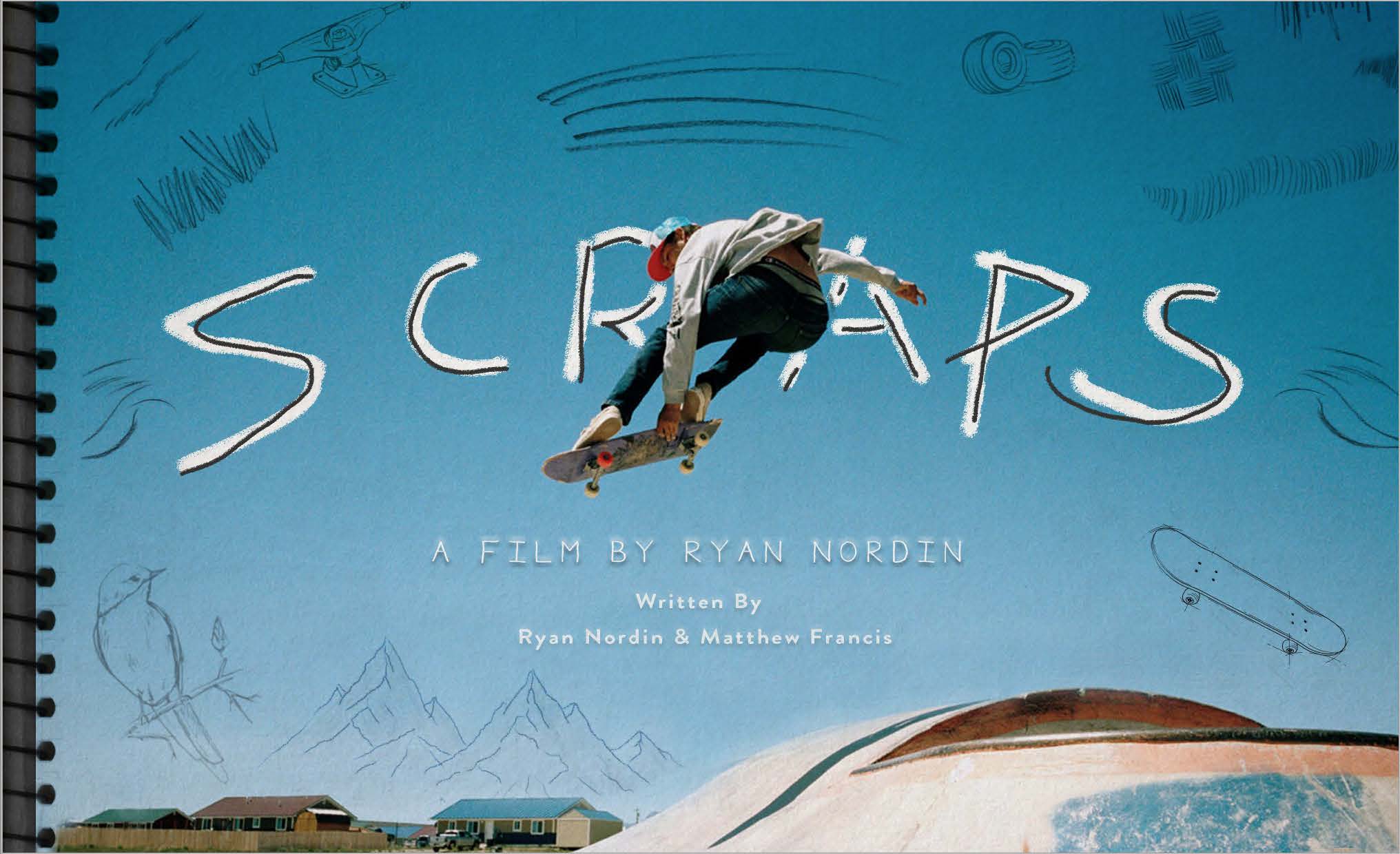 title of movie SCRAPS photo of skateboarder